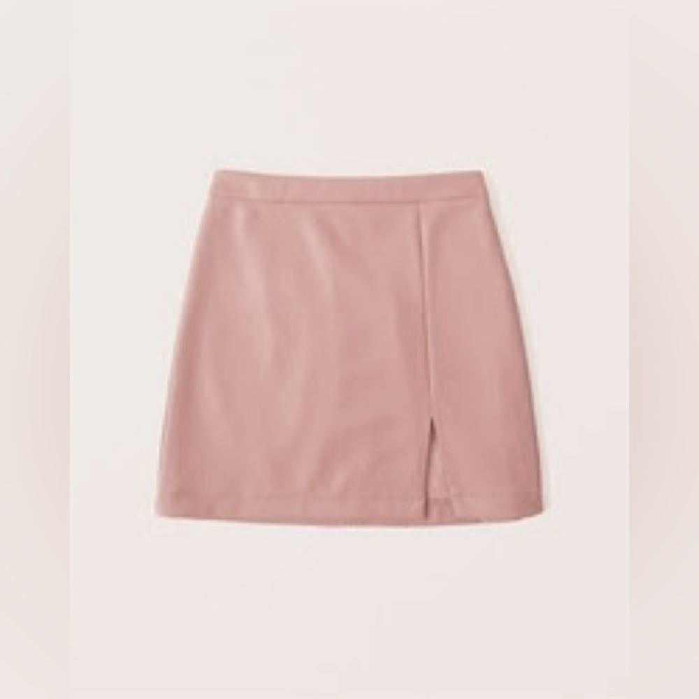 Vegan Leather Mini Skirt
